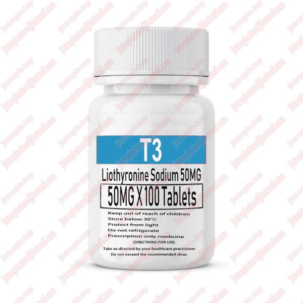 T3 Liothyronine sodium Oral 50mcg 100 tablets -BN CASE T3